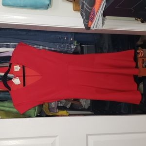 NEW dRA red heavy knit dress